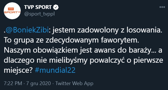SŁOWA Zbigniewa Bońka po losowaniu el. MŚ!